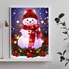 Diamond Painting-DIY Full Round Drill Christmas Snowman