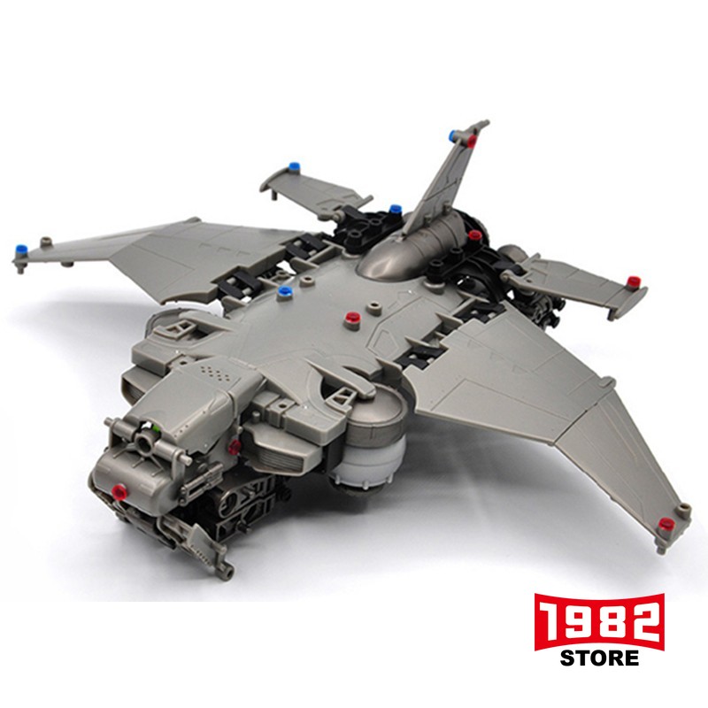 RIHIO MM004 Grey SKY LIMULUS GROUD HORSEFOOT Plane Assembly Toy Action Figure Building Kit Collectible Model DIY Construction Playset Transformable Vehicle Figurine Kids Adults Gift Premium Quality