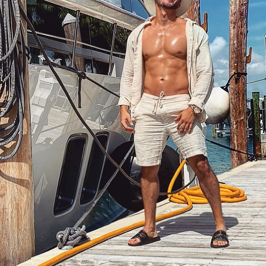 Linen Shorts-inspireuse