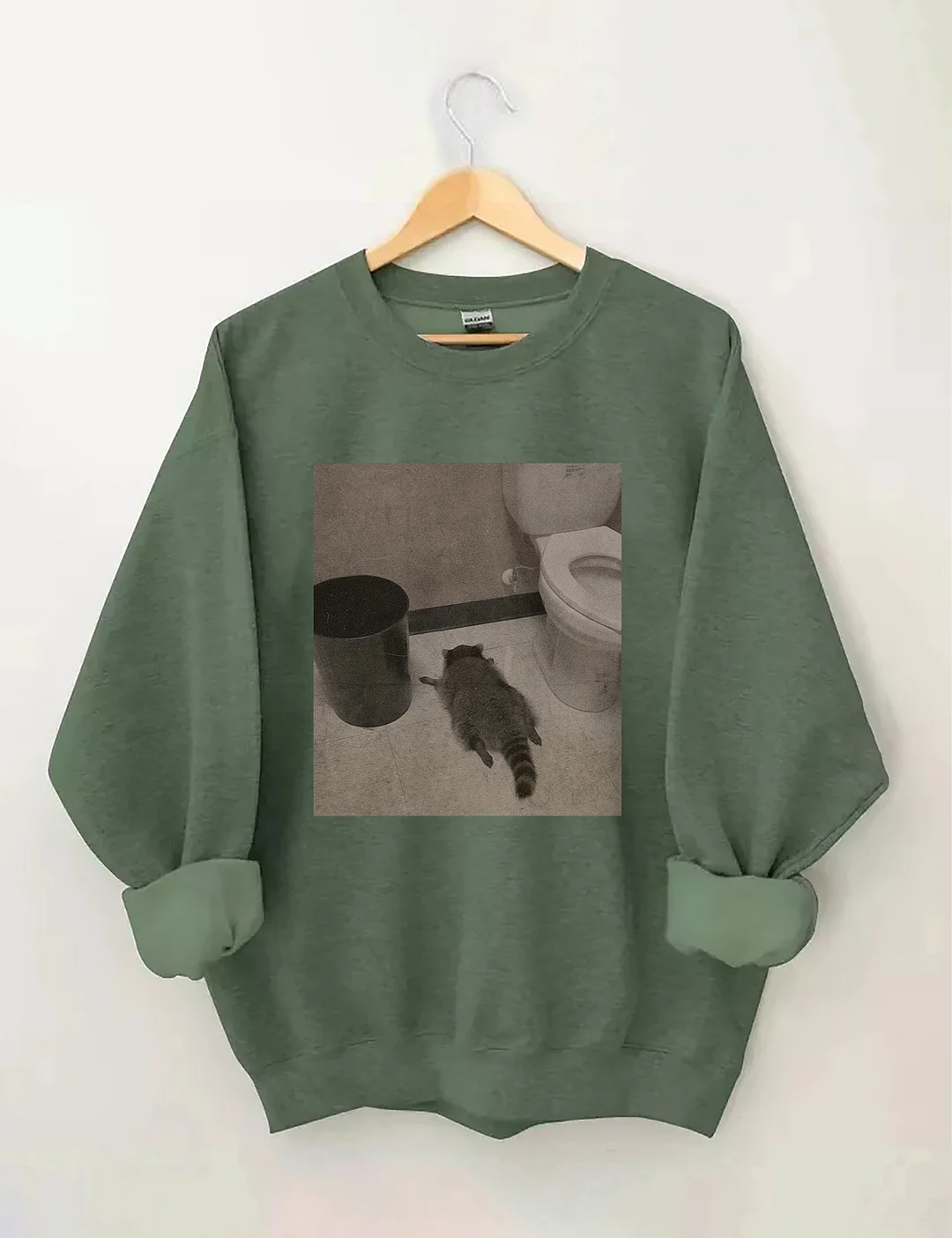 Funny Drunk Raccoon Sweatshirt