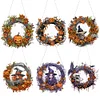 Diamond Painting Halloween Decorations Wreath Pendant for Home Window Wall