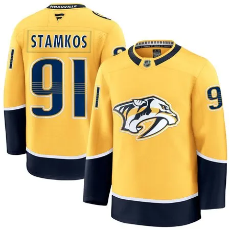 Youth Nashville Predators #91 Steven Stamkos Gold 2024-25 Home Stitched Hockey Jersey