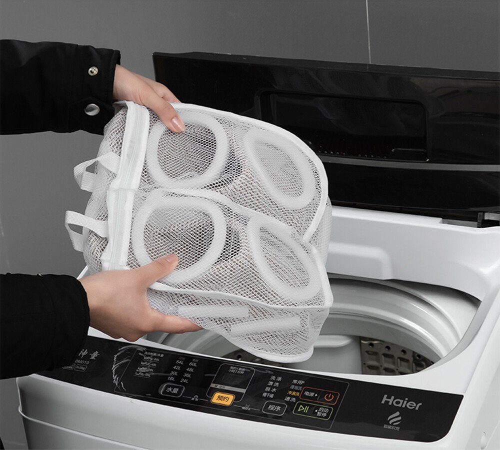 Household essentials-mesh laundry and shoe cleaning bag