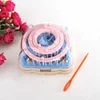 Flower Knitting Craft Weaver Loom with 6 Shape Set