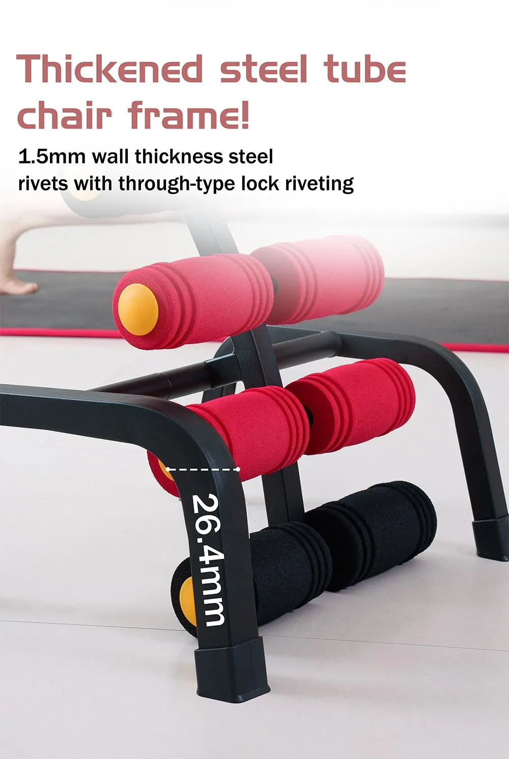 Magic BB Mini inversion Table,Glutes Trainer Machine, Waist & Back Exercise machine  for Lower Back, Strength Training Inversion Machine for RelaxationFoam Rollers Summervibes