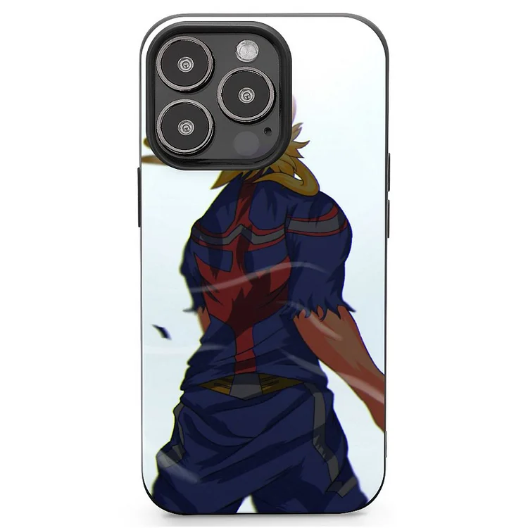 All Might Anime My Hero Academia Phone Case Mobile Phone Shell IPhone 13 and iPhone14 Pro Max and IPhone 15 Plus Case - Heather Prints Shirts