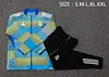 2025/2026 Real Madrid Light Blue Stripe Long Zipped Jacket Football Shirt 1:1 Thai Quality