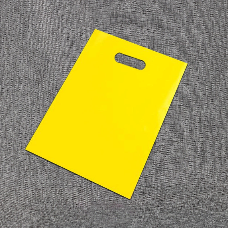 Factory Pe Flat Clothing Store Bag Advertising Bag Gift Plastic Four-finger Portable Packaging Bag Printable Logo