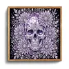 Partial Drill 5D Diamond Painting Kit Skull Abstract 30x30cm(Purple Skull)