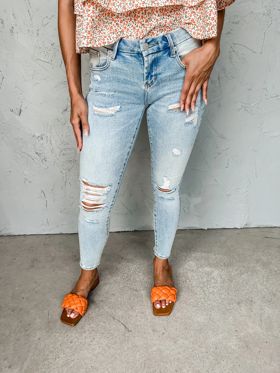 Joyrich Mid Rise Skinny Jeans-Belle Isle