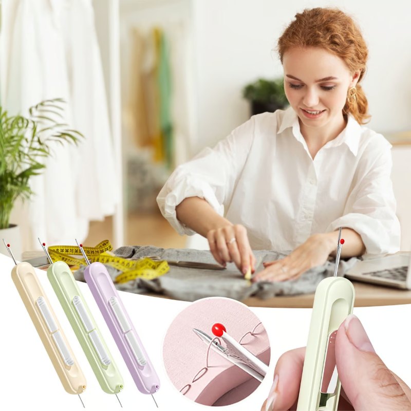 Unique Gift Automatic Needle Threader - 2 in 1 Threading and Thread Removal Tools