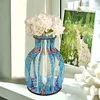 Vase Mandala En Bois-Ornement De Bricolage