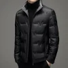 Warm thickened solid color down jacket