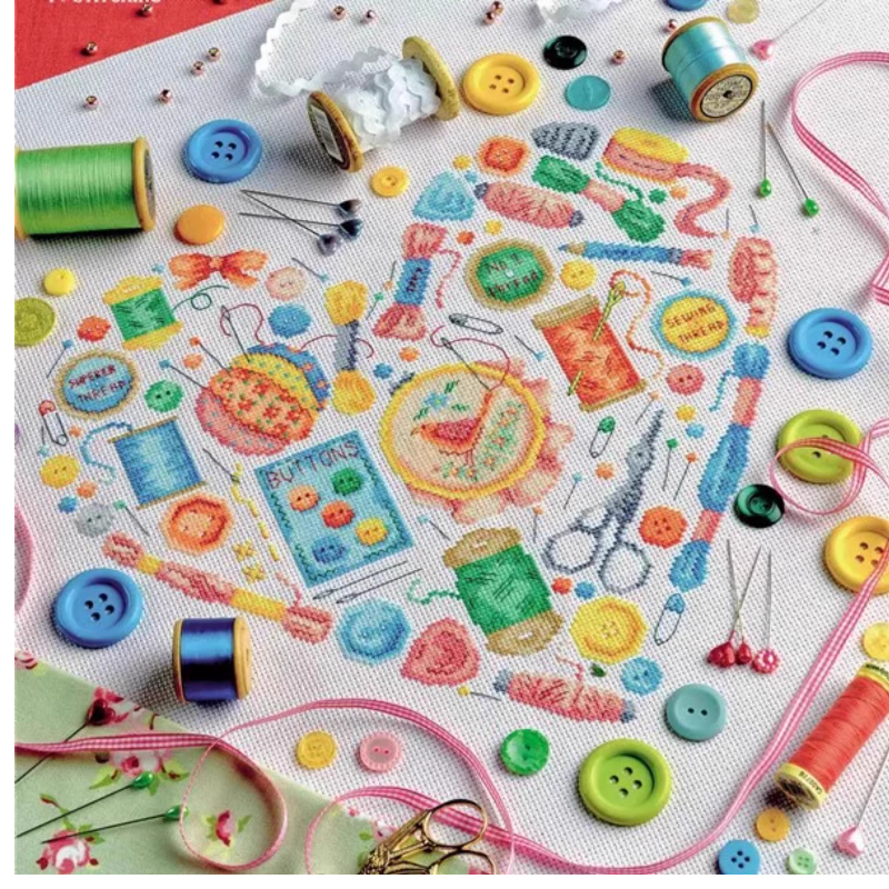 【CC3220- Sewing Tool Collection】 Painting Fairy Cross Stitch