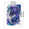 Purple Dragon-11CT Stamped Cross Stitch 50*70cm(Big Size)
