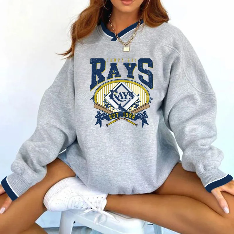 Women's Support Tampa Bay Rays Print Sweatshirt