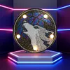 DIY diamond painting light dedicated full diamond LED night light | Wolf