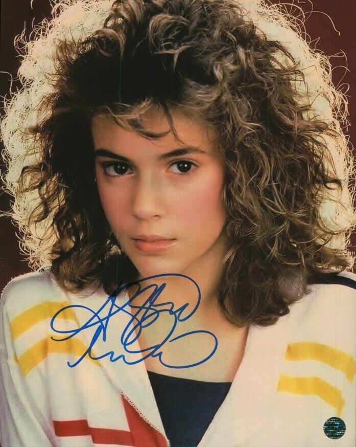 ALYSSA MILANO Autographed Original 8x10 Photo Poster painting LOA TTM