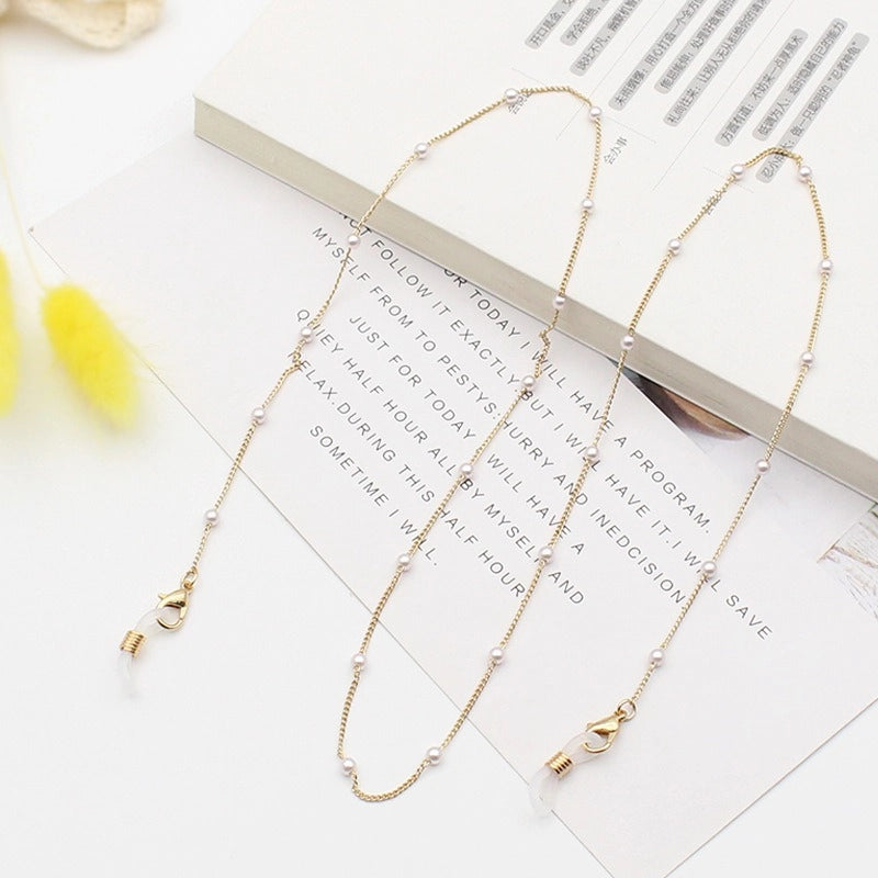 Casual Minimalist Geometric Crystal Unisex Glasses Chain