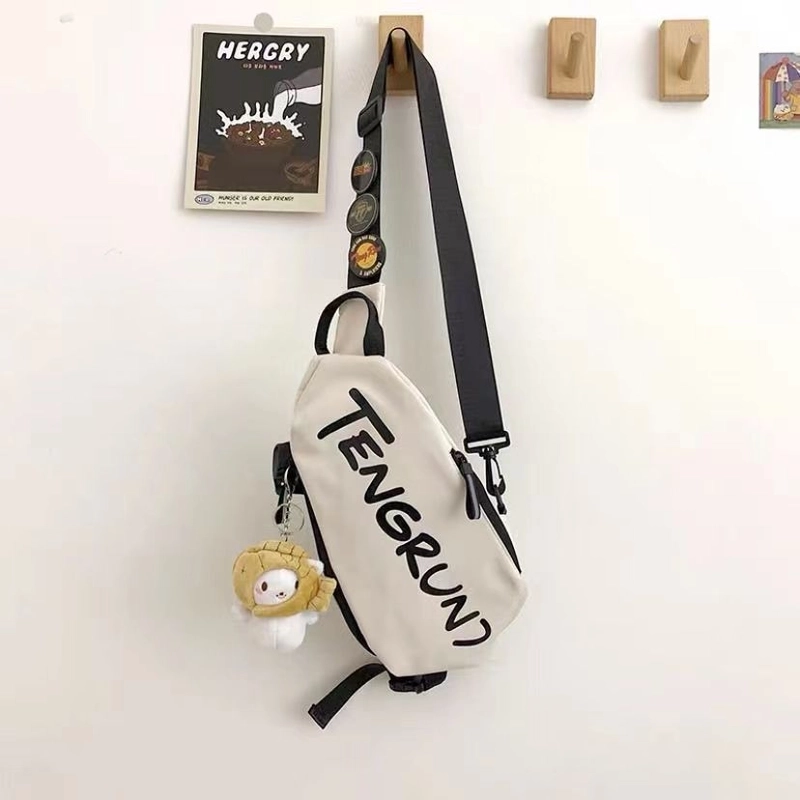 Unisex Streetwear Letter Nylon Waist Bags