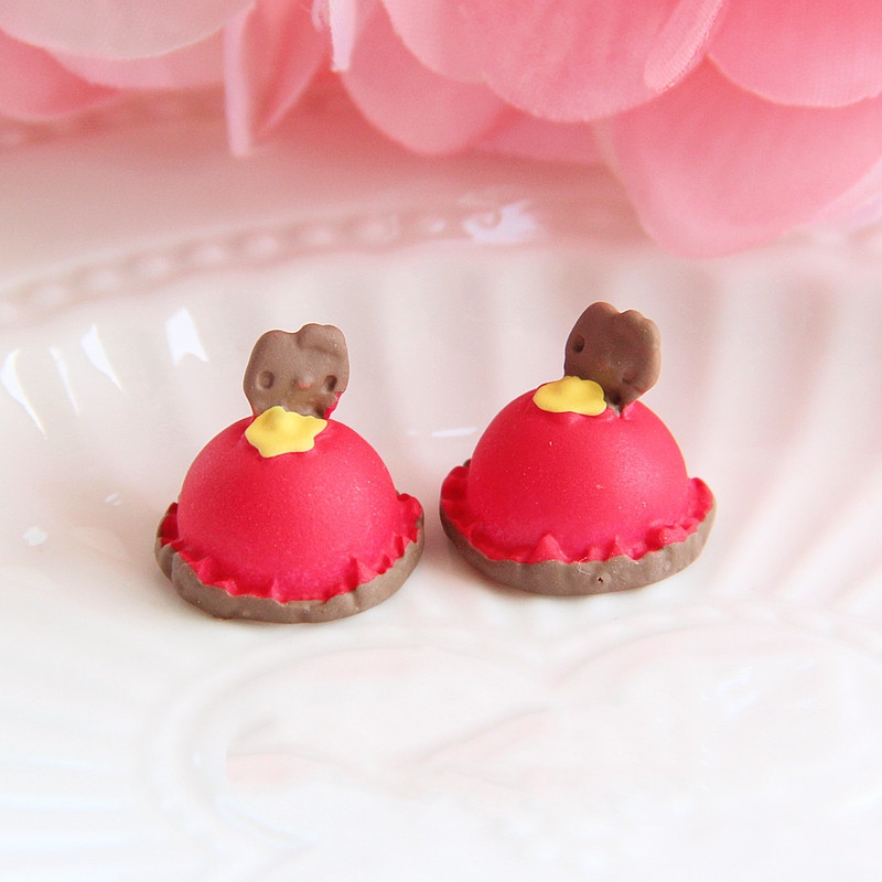 Mini Resin Cake Charms for DIY Crafts