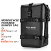 WEST BIKING Motorcycle Frame Crash Bars Bag Waterproof Repair Tool Bag (Black)