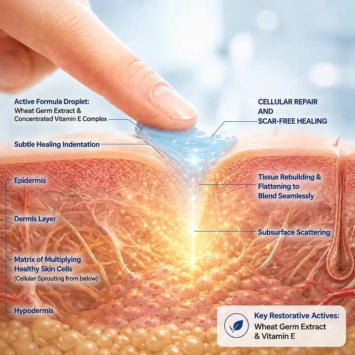 Vitamin E skin support