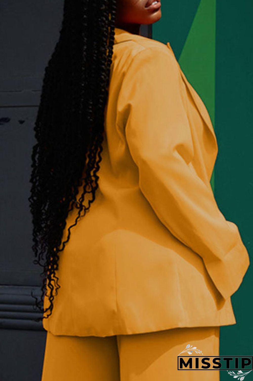 Rose Red Casual Solid Patchwork Buttons Turn-back Collar Long Sleeve Two Pieces