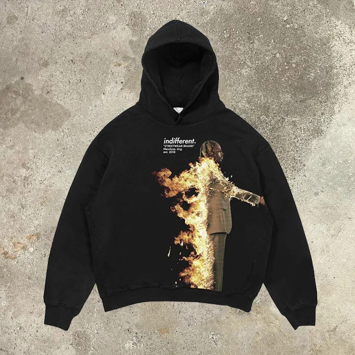 Sopula Heroes And Villains Casual Street Print Hoodie - SOPULA