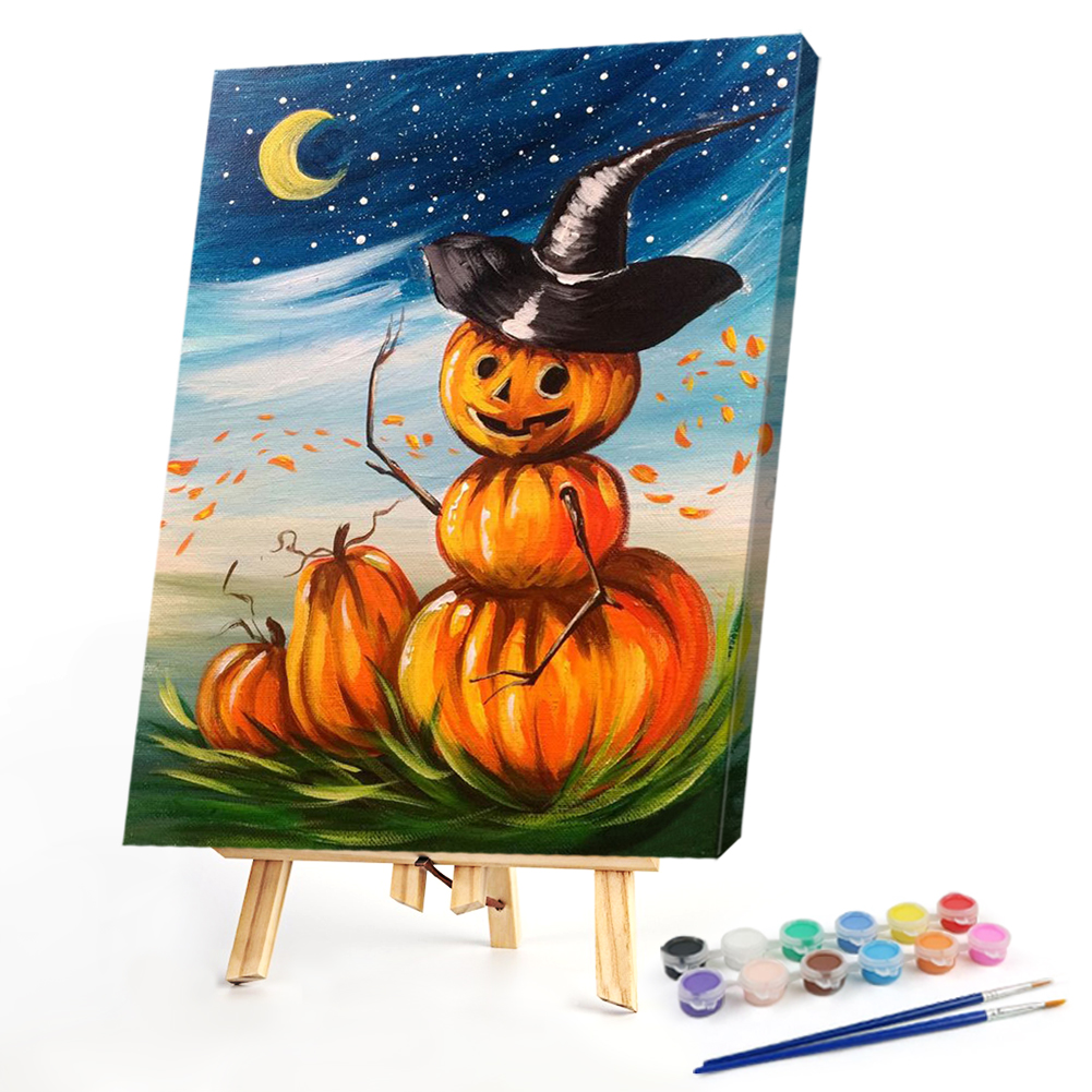 

40*50CM - Paint By Numbers - Halloween Pumpkin, 501 Original
