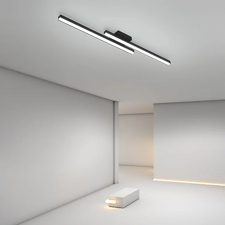 35'' Modern LED Rectangular Shaped Flush Mount Kitchen Lighting Ceiling Light - Appledas