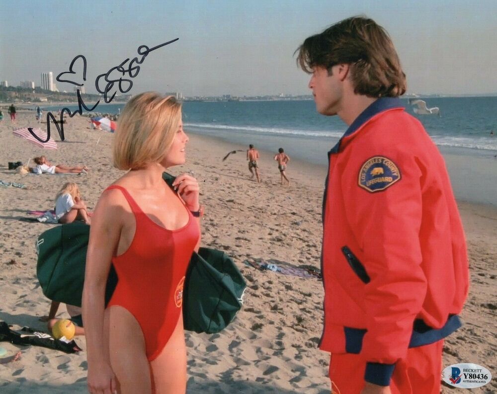 Nicole Eggert Signed 8x10 Photo Poster painting Baywatch Summer Quinn w/Beckett Y80436