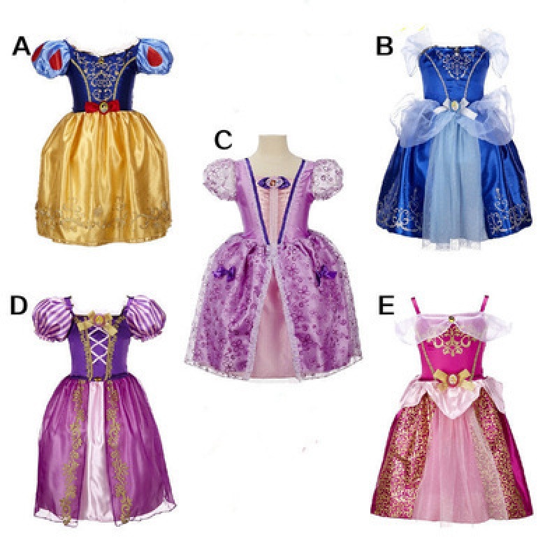 Frozen Enchantment 2023: Summer Princess Dress for Girls - Birthday & Performance Gown