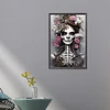 Skeleton Girl - Round AB Drills Diamond Painting(65*45cm)