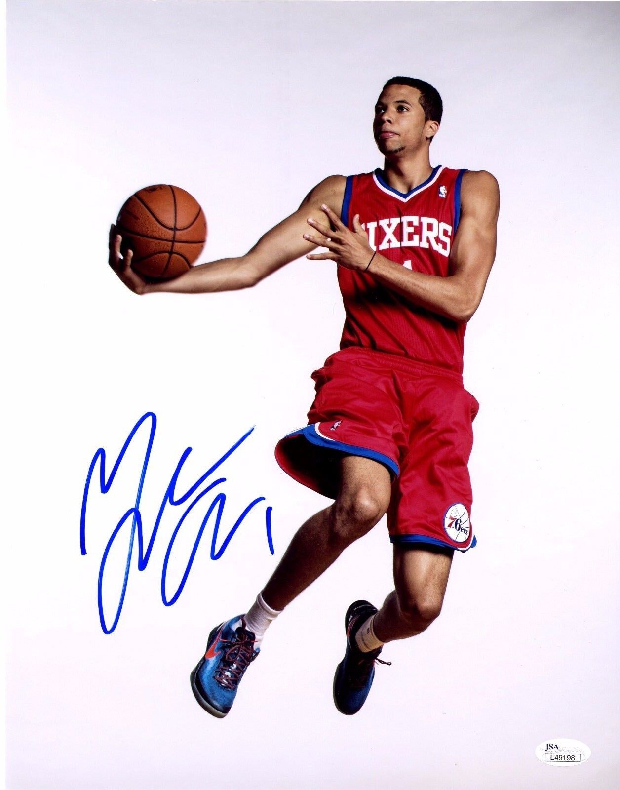 Michael Carter Williams Signed 11x14 Photo Poster painting JSA COA Auto RC Rookie 2013-14 Sixers