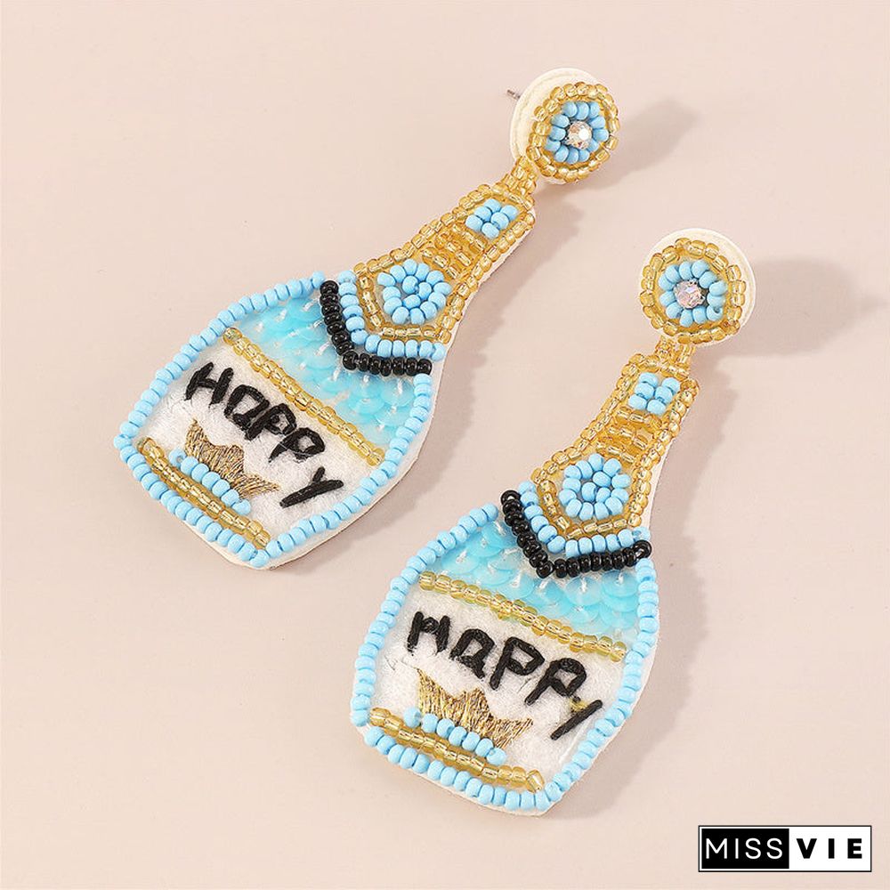 Casual Daily Patchwork Sequins Earrings