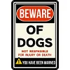 Beware Of Dog - Vintage Metal Signs - 20*30cm/30*40cm - Warning