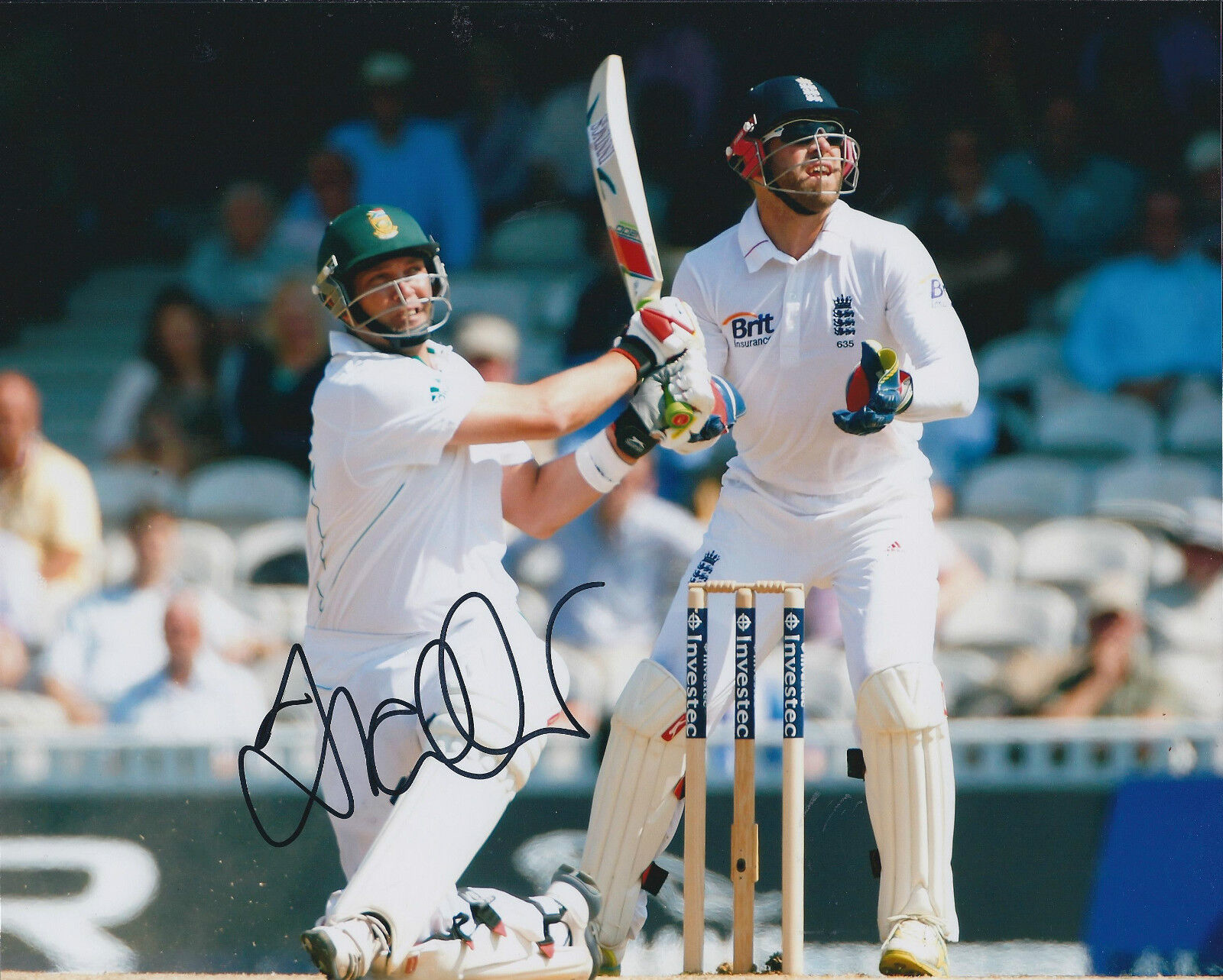 Jacques KALLIS Signed Autograph 10x8 Photo Poster painting AFTAL COA South Africa CRICKET RARE