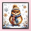 Winter Bird-11CT Stamped Cross Stitch Kit(40x40cm)