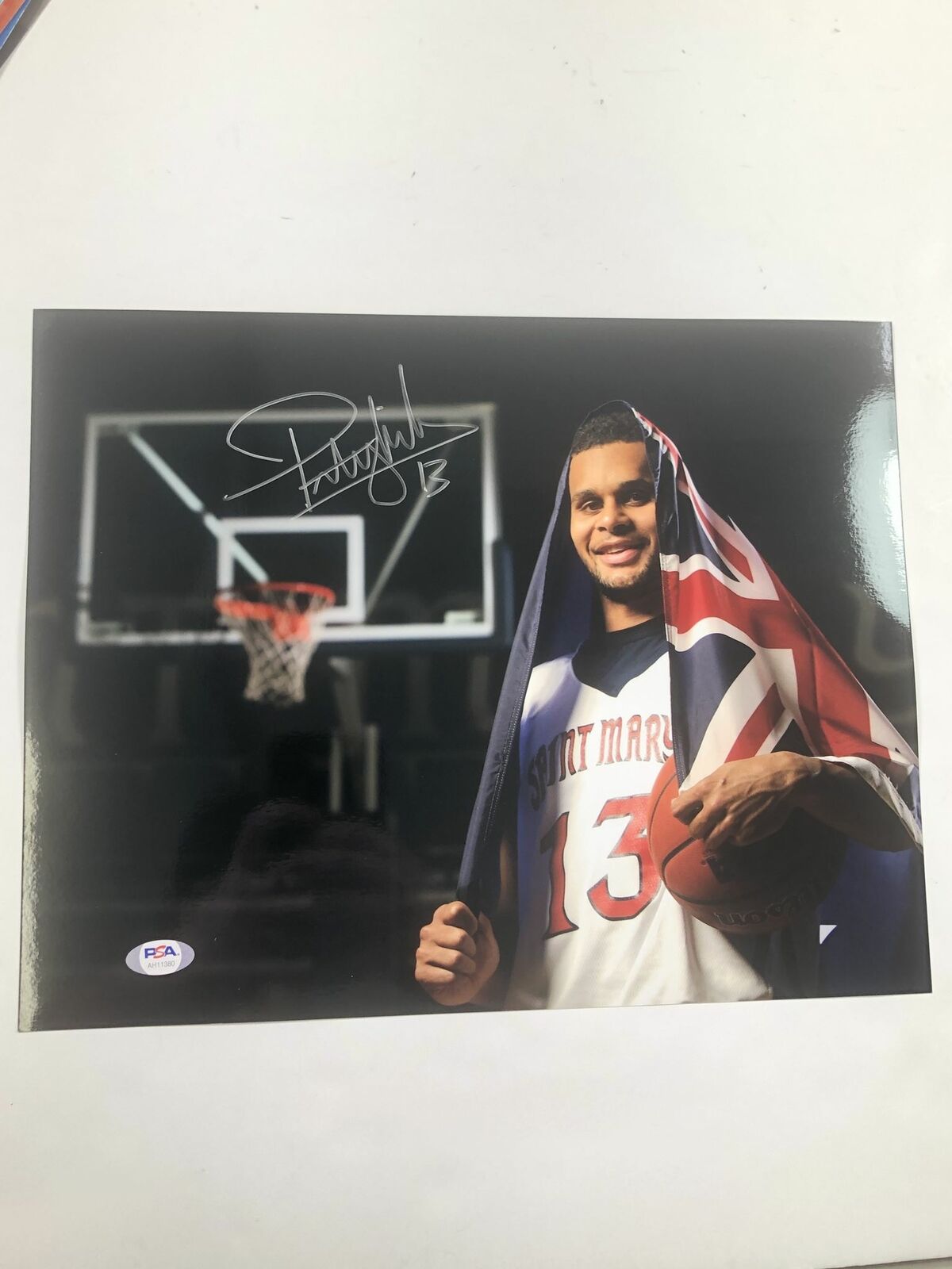 Patty Mills signed 11x14 Photo Poster painting PSA/DNA Saint Mary's Autographed Spurs