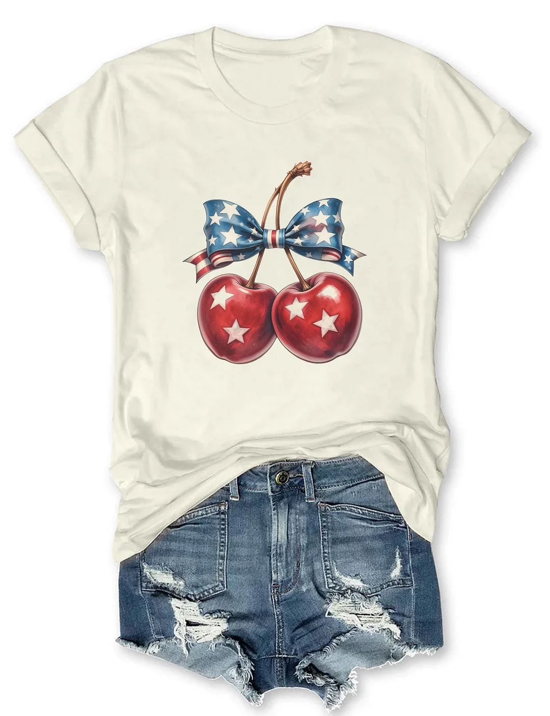 4th of July Cherry T-shirt
