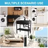 [US Local Warehouse] 2 Pack Shade Sail Poles 10FT Outdoor Sun Shade Poles 2.32in Diameter Heavy Duty Metal Post for Deck Patio Outside Backyard