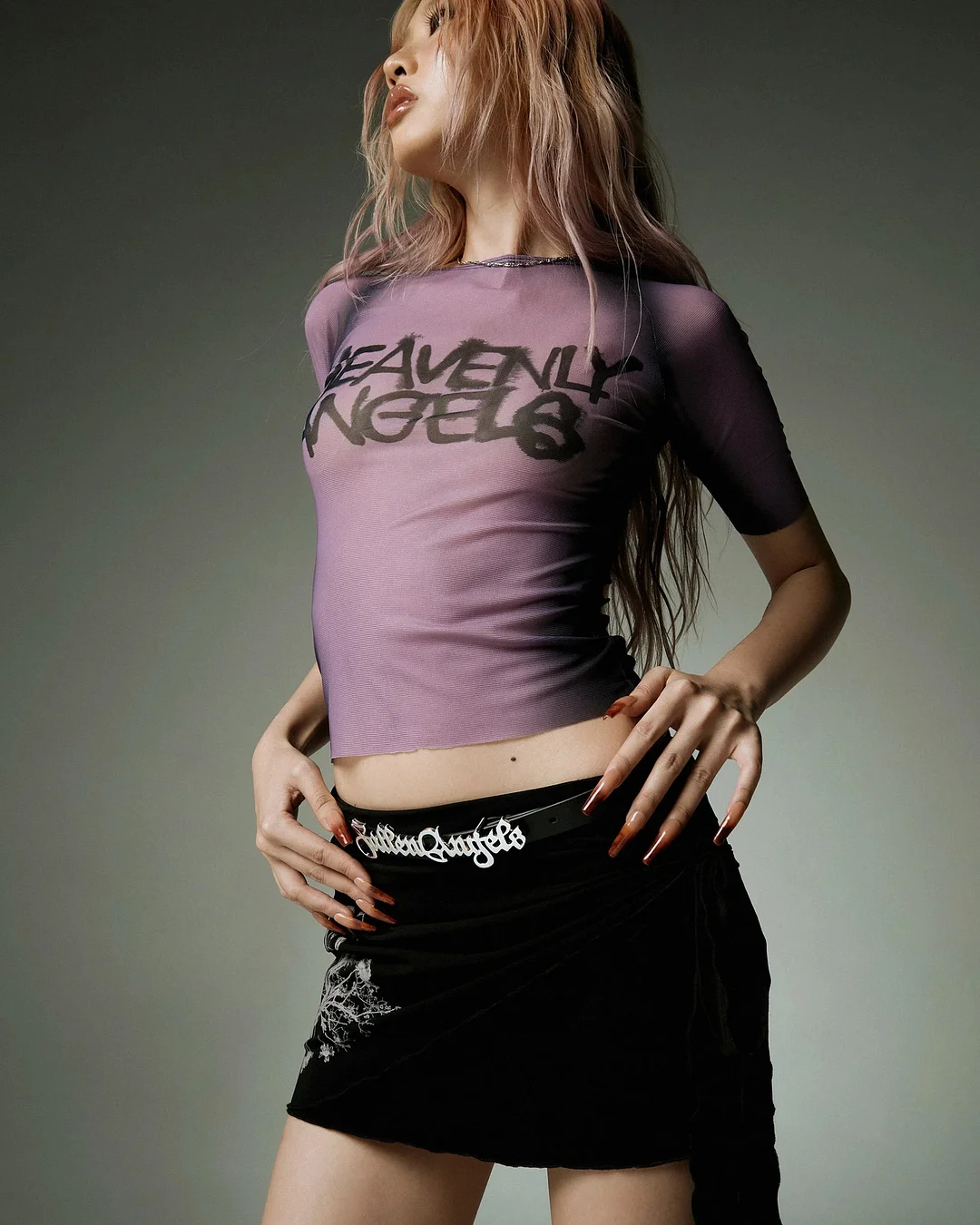 Brownm Heavenly Angels Sheer Top