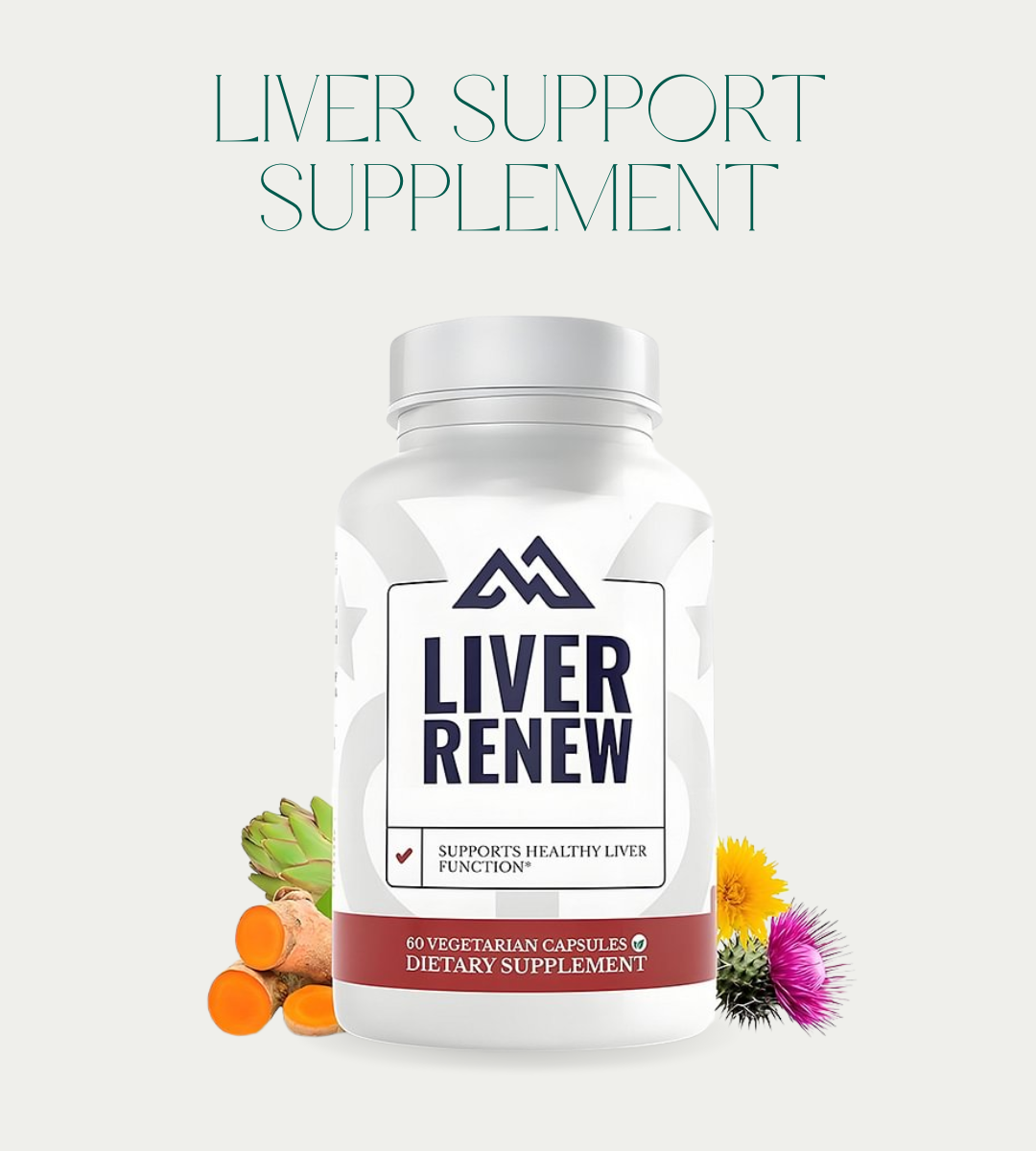 Liver Support Supplement – Detox & Repair with Milk Thistle & Turmeric