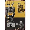 (Multi Style)Warning - Metal Tin Signs(8*12Inch)