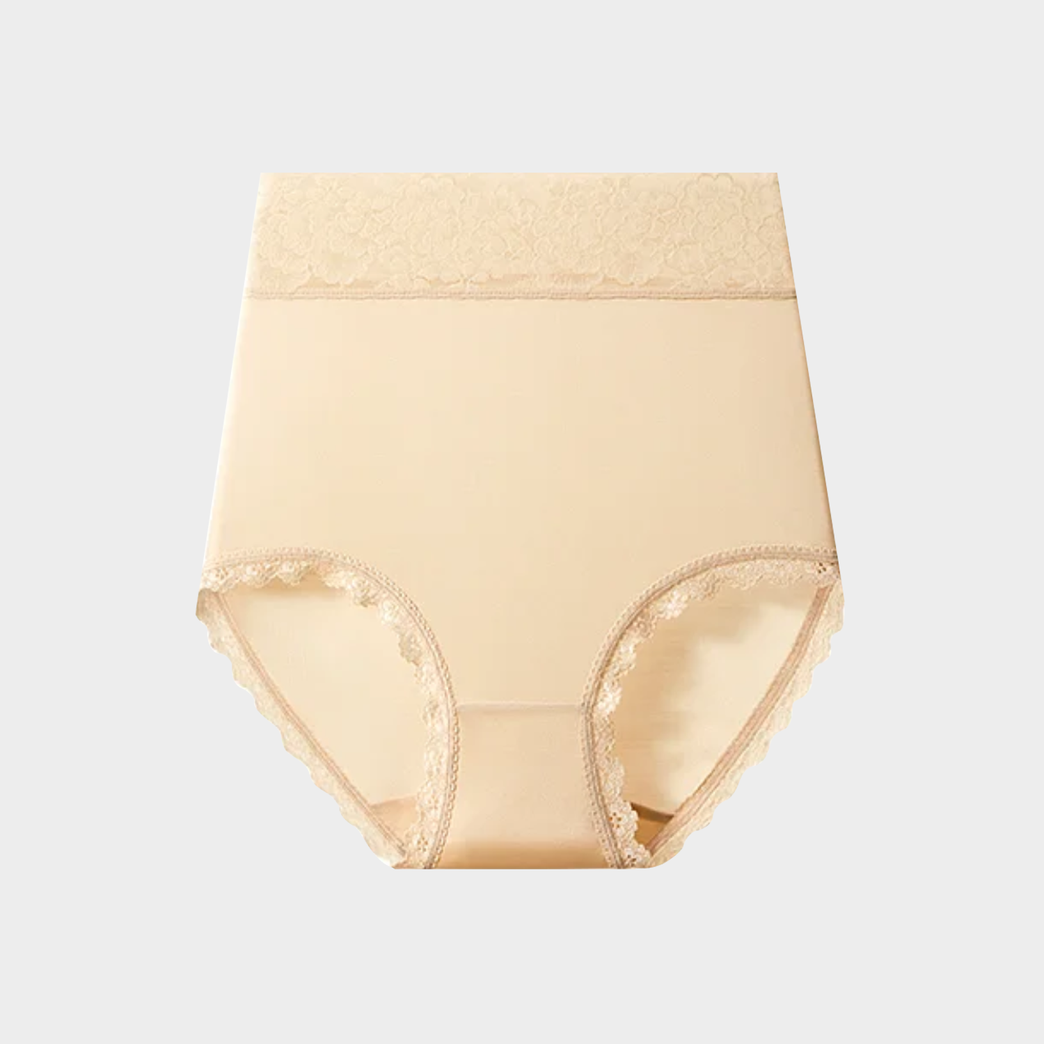 100 Mulberry Silk Lace Briefs High Waisted REAL SILK LIFE