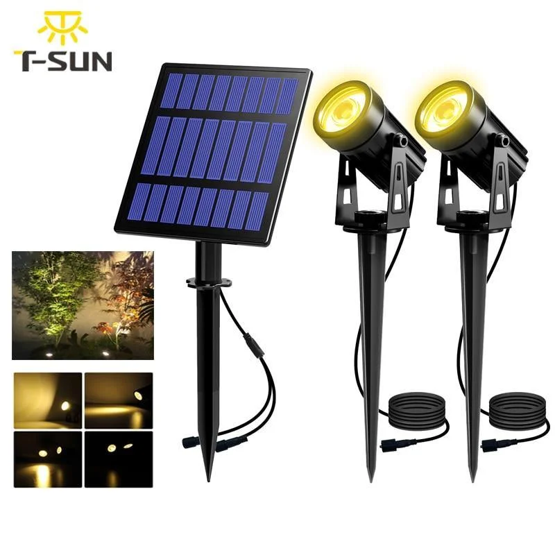 Solar Powered Spotlight