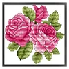 Flower -14CT Stamped Cross Stitch Kit(17*17cm)