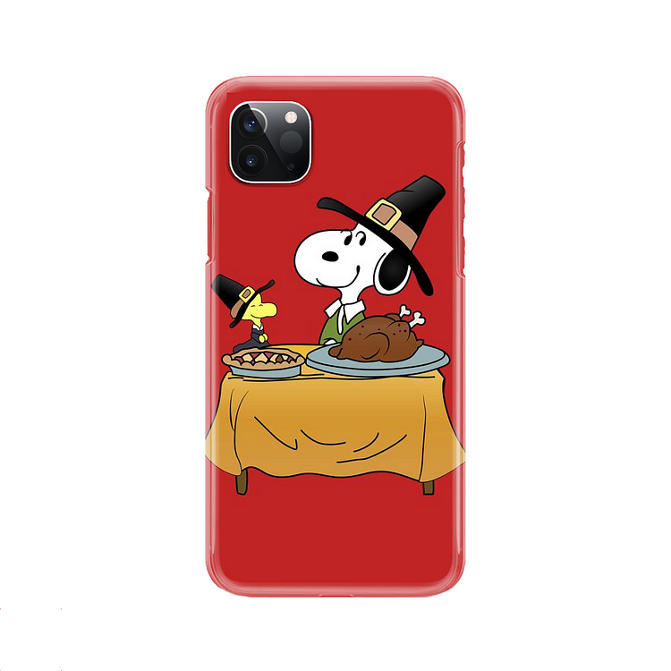 Snoopy With Turkey, Thanksgiving iPhone Case