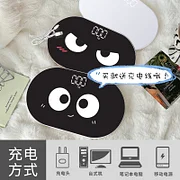 体重秤可爱小型电子秤精准充电人体称卡通萌萌体脂秤高精度称重计